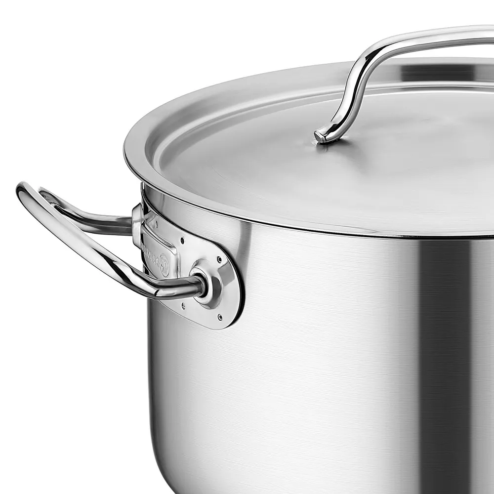 Korkmaz Gastro Proline 2 Liter Stainless Steel Casserole with Lid in S