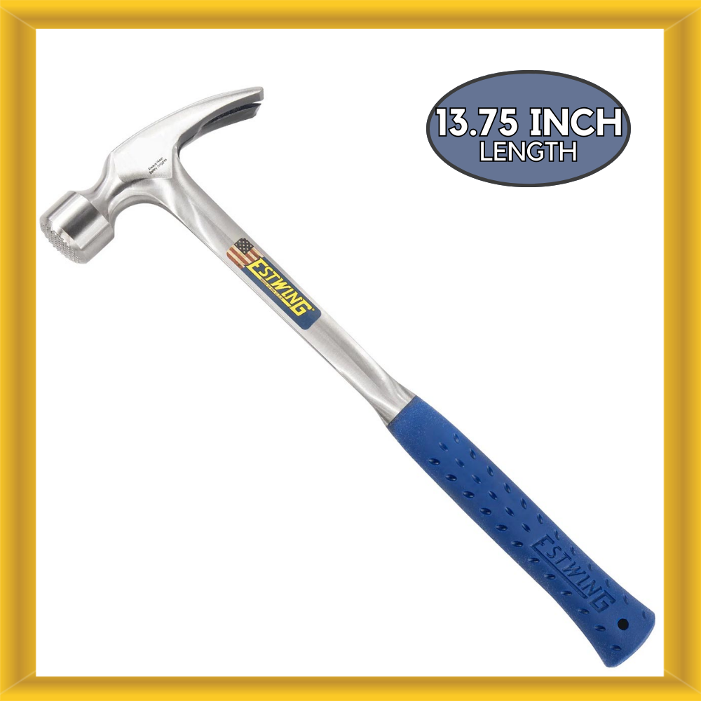 Estwing E3 22CMR 22 Oz. Milled Face Rip framing Hammer Blue Shock