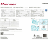 Pioneer TS-900M 6 x 9 Inch 90W RMS 450W Power Max 4-Way Coaxial Car Speakers