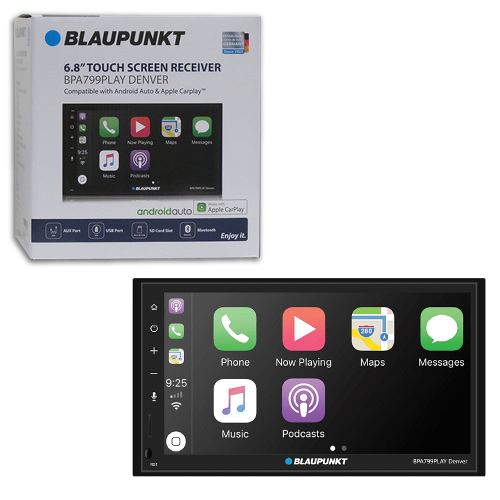 Blaupunkt BPA799PLAY DENVER 2DIN 6.8" Touchscreen Car Receiver w/ App