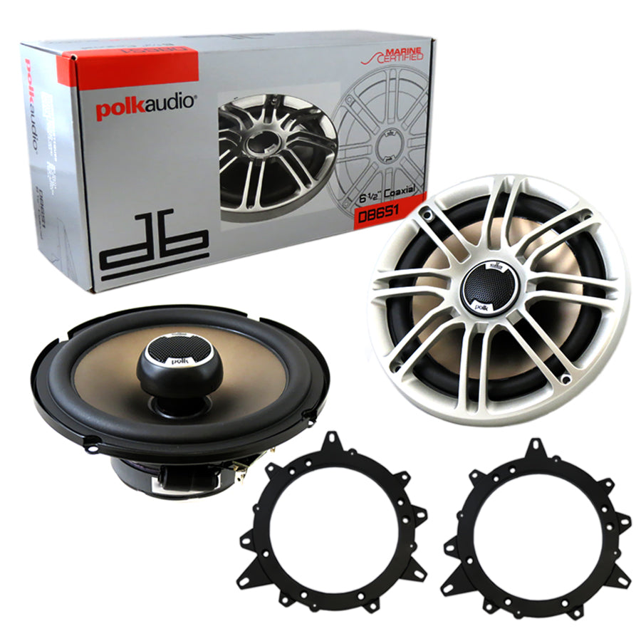 Polk Audio DB651 6.5" 2Way Car Marine Audio Speakers
