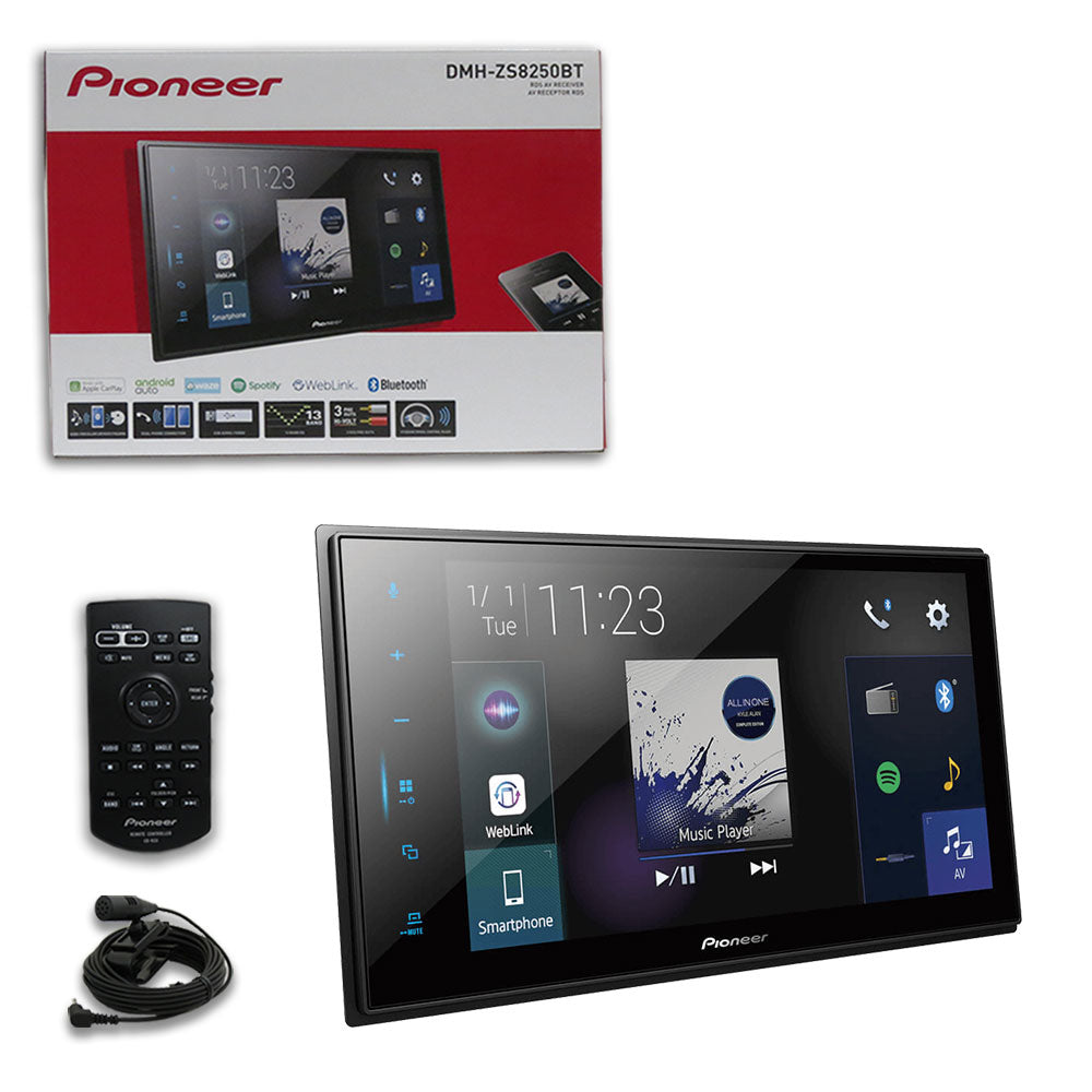 PIONEER DMH-ZS8250BT 1-DIN 8 Touchscreen Digital Media CAR STEREO w/ –  DiscountCentralOnline