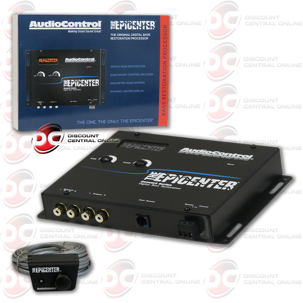 AUDIOCONTROL THE EPICENTER CAR AUDIO DIGITAL BASS RESTORATION BLACK