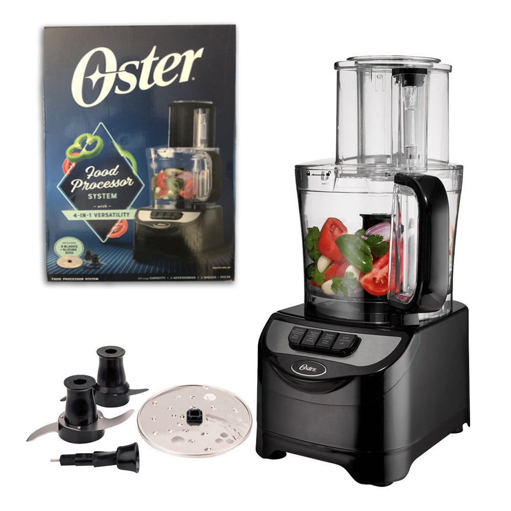 Oster Total Prep 10-Cup 4-in-1 Food Processor with Dough Blade –  DiscountCentralOnline