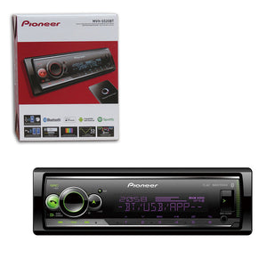 Pioneer MVH-S520BT Single DIN Digital Media Receiver with Bluetooth