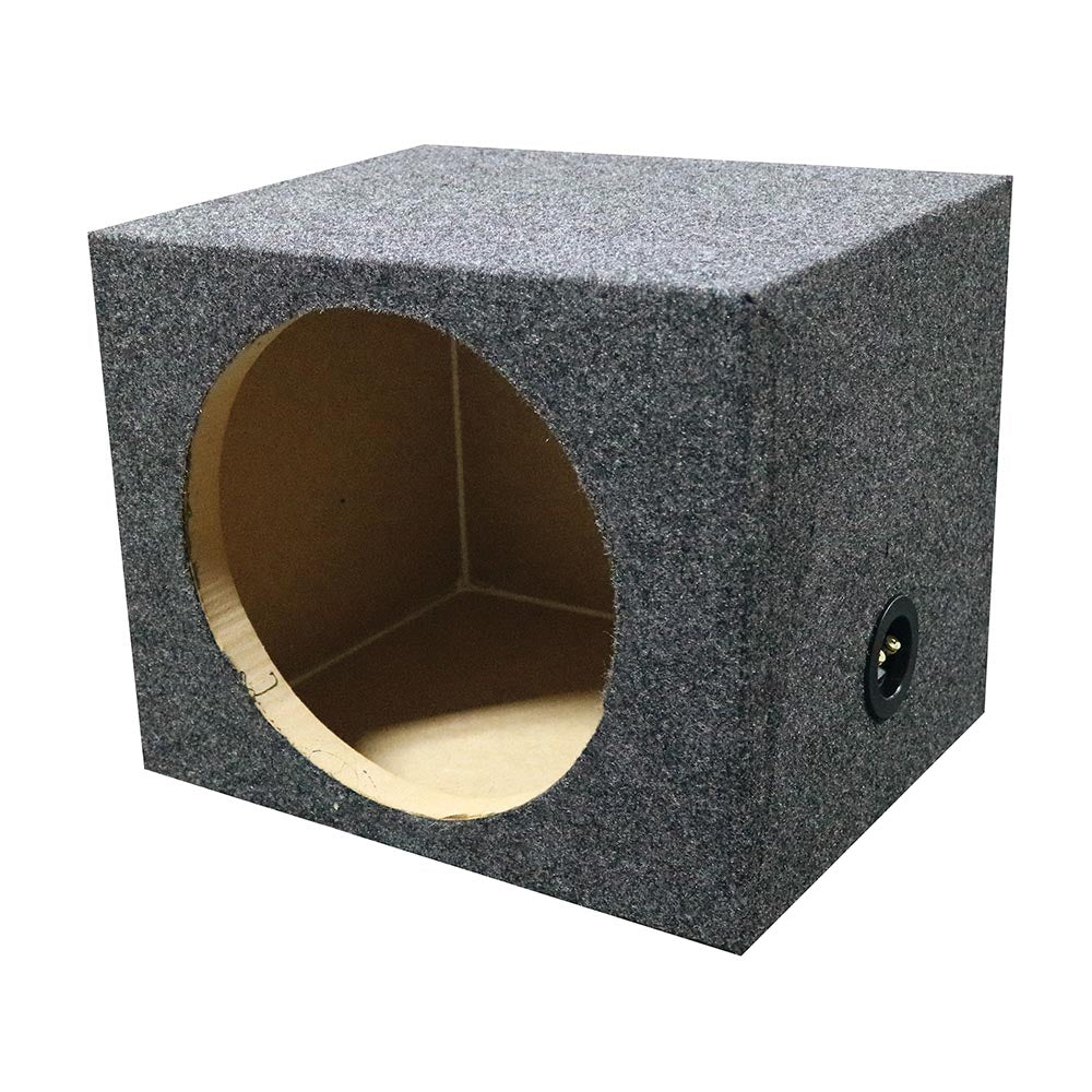 Q Power Single 15″ Hole Sealed Empty Subwoofer Enclosure Box QSMPSQ1
