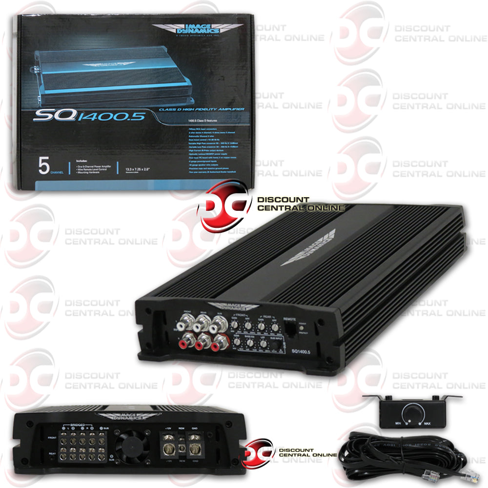 IMAGE DYNAMICS SQ14005 5 CHANNEL CAR AMPLIFIER