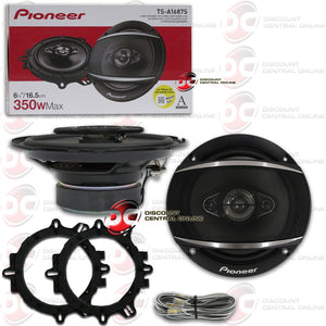 PIONEER TS-A1687S 6.5" 4-WAY CAR COAXIAL SPEAKERS