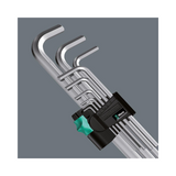 Wera Metric Hex-Plus Chrome Plated Long Arm High Quality L-Key 9-Piece Set (NEW)