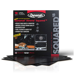 DYNAMAT 10420 XTREME SOUND DAMPENING 18" X 18" SQUARED SHEETS - 8 SHEETS