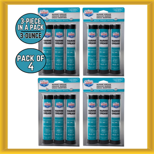 Lucas Oil 10682 Multi-purpose Marine Grease 3-Ounce 12-Piece in Pack of 4 New