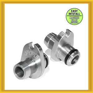 PPE PCV Crankcase Breather Repair Fittings for ’06-10 GM 6.6L Duramax (Set of 2)