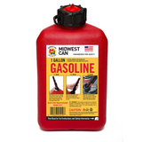 4 x Midwest Can 1210 1-Gallon Auto Shut Off Gasoline Can with Quick-Flow Spout
