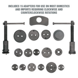OEM Tools 18 Piece Disc Caliper Set For Domestic/Imports (27113) NEW