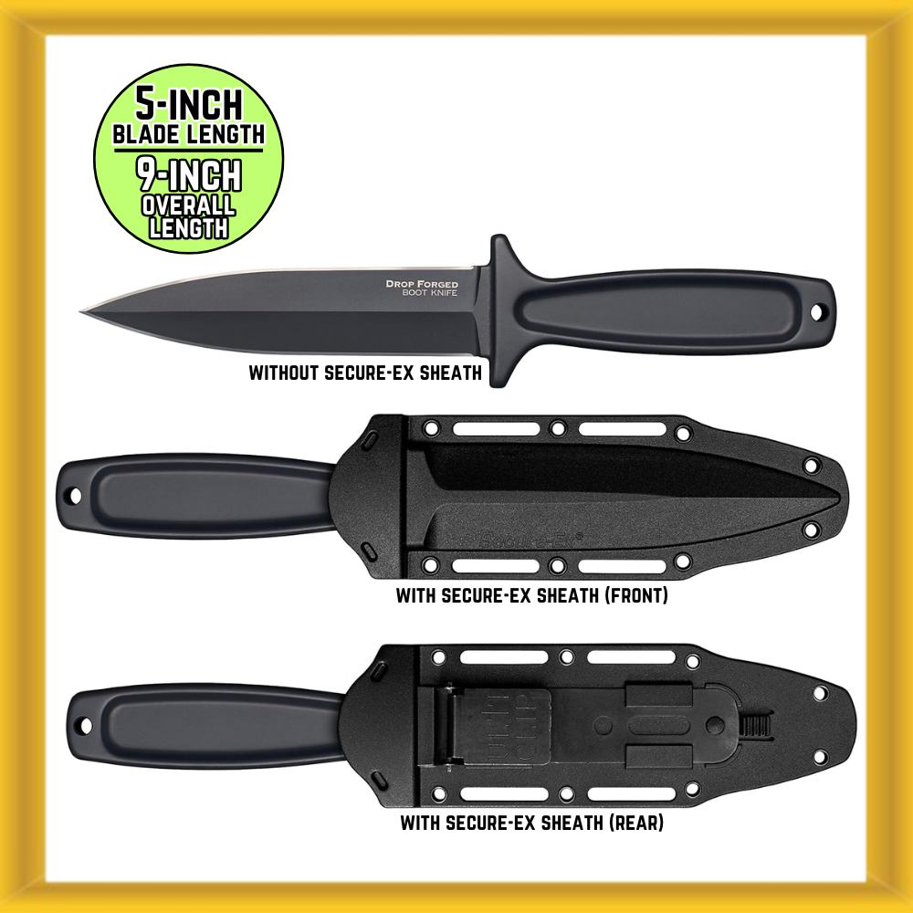 Cold Steel CS36MB 5" Drop 52100 High Carbon Fixed Blade Knife