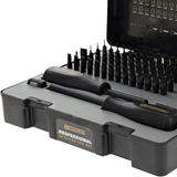 Wheeler Professional 100-piece Screwdriver Set with Premium Latching Hard Case