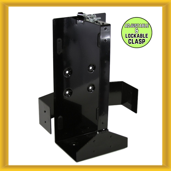 Wavian 4286 Gas Can Holder Front Loading 20-Liter Premium Edition (Black) NEW