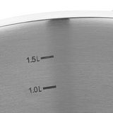 Korkmaz Proline Professional Series 10.2 Liter Stainless Steel Casserole w/ Lid