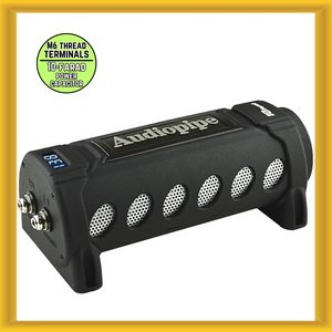 Audiopipe 10 Farad Power Capacitor with Digital Display and Status Indicator NEW