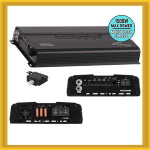 Audiopipe APLX-1500.1 1500W Max Power Class D Mini Monoblock Car Amplifier (NEW)
