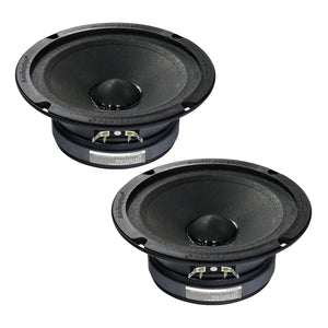 Audiopipe APMB-6SB-D 6" Low Mid Frequency Loudspeaker - 2 PACK