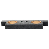 QPower Dual 10″ Sealed Carpeted Empty Woofer Enclosure for ’04-12 Colorado/Canyon Crew Cab