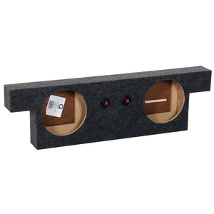 QPower Dual 10″ Sealed Carpeted Empty Woofer Enclosure for ’04-12 Colorado/Canyon Crew Cab