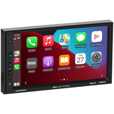 Boss 7″ Double DIN Fixed Face Touchscreen Receiver w/ Apple CarPlay Android Auto