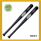 x2 Cold Steel 29" Brooklyn Crusher Black Polypropylene Bat (CS-92BSS) NEW
