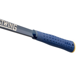 Estwing 22 oz. 18 Inch Smooth Face Bricklayer Hammer Blue Shock Reduction Grip