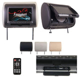 Farenheit HRD-71CC 7" Universal DVD Headrest Monitor w/ USB and Aux Input (NEW)