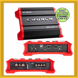 Crunch Ground Pounder Series GP-1500.2 1500W Max Power 2-Channel Car Amplifier