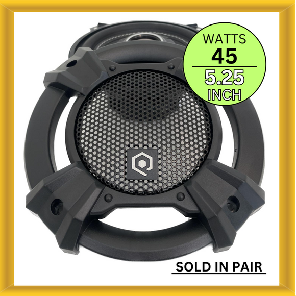 Soundqubed HDS-CX525 5.25 Inch 2-way Car Speakers 45W RMS 135W Max Power 4 OHM