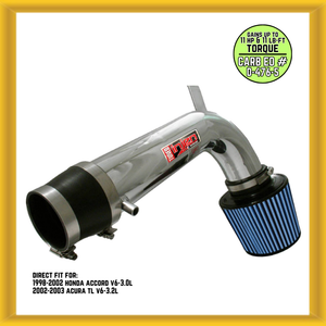 Injen Polished Short Ram Air Intake System for '98-'02 Accord & '02-'03 Acura TL