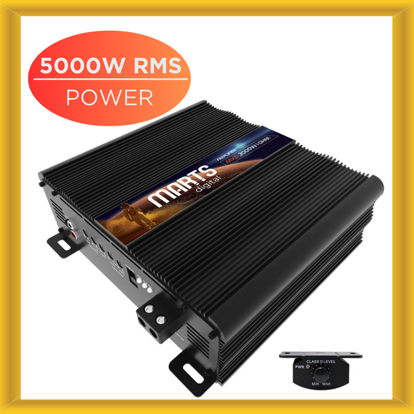 Marts MXD50002OHM Monoblock Full Range Amplifier 5000W RMS Power 2 OHM Class D