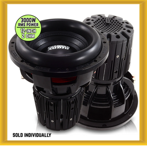 Sundown Audio NS-Series Version 6 12" 3000W RMS Power 2 Ohm DVC Car Subwoofer