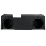 Qpower Dual 10" Vented Empty Subwoofer Box for 2019-22 Chevy GMC Crew/Double Cab
