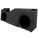 Qpower Dual 10" Vented Empty Subwoofer Box for 2019-22 Chevy GMC Crew/Double Cab