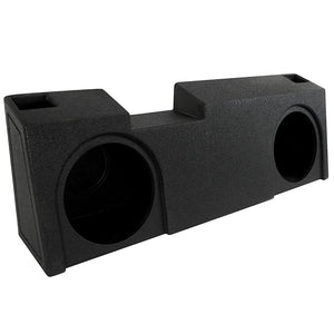 Qpower Dual 10" Vented Empty Subwoofer Box for 2019-22 Chevy GMC Crew/Double Cab