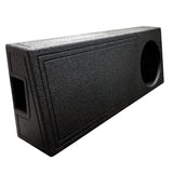 Q Power Single 12" Vented Subwoofer Box Ported Truck Style (Behind Seat)