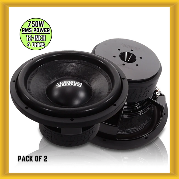x2 Sundown Audio SA-12 Classic D4 12