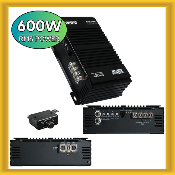 Sundown Audio SFB-600D Full Range Monoblock Amplifier 1 OHM Stable 600 Watts RMS
