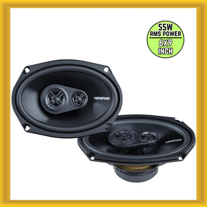 Memphis Audio Street Reference Series 6x9" 55W RMS Power Coaxial Car Speakers