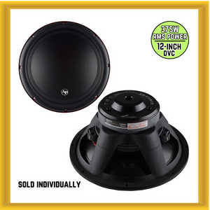 Audiopipe TS-CVR12 12" 375W RMS Power Dual Voice Coils 4 Ohm Car Subwoofer (NEW)