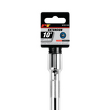 Performance Tool Chrome Vanadium Alloy Steel 1/2-Inch Drive 10-Inch Extension