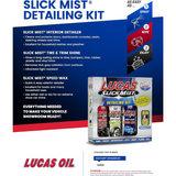 Lucas Oil 10558 Slick Mist 24-Ounce Detailing Kit 3 Bottles 1 Towel 1 Sponge