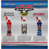 Lucas Oil 10558 Slick Mist 24-Ounce Detailing Kit 3 Bottles 1 Towel 1 Sponge