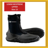 Hodgman Neoprene Wader Shoes 3.5mm Neoprene Upper Size 13 Fishing Gear Black