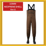 Hodgman Caster Neoprene Cleated Bootfoot Chest Waders Size 11