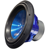 Audiopipe 12 Inch Woofer Eye Candy Blue Aluminum Cone 800W RMS 1600W Max Dual 4 Ohm Voice Coils